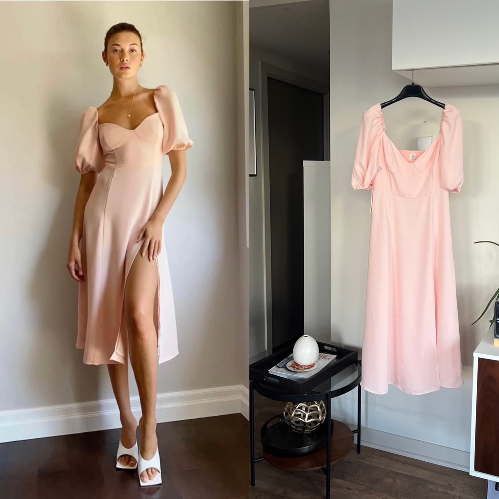 Aritzia Wilfred Novella Formal Elegant Wedding Guest Bridal Dress